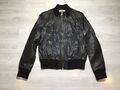 Lammnappa Lederjacke von Mustang, schwarz, neuw., Gr: S, #LJ-8