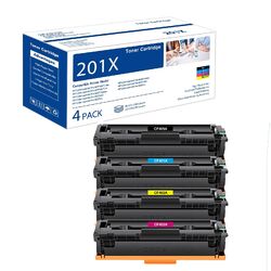 XXL Toner Compatible with HP Color LaserJet Pro M252n 201X CF400X - CF403X