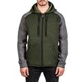 Mystic Herren Sweatjacke mit Fleece Hoover Sweat Übergangsjacke Jacke Kapuze