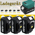 6,0Ah Akku Für Makita 18V BL1830B BL1860B BL1850B NEU Ladegerät / Ersatzbatterie