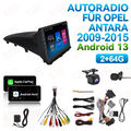 Autoradio 64GB Für Opel Antara 2007-2017 Android 13 Apple Carplay GPS Navi + KAM