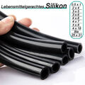 Silikonschlauch lebensmittelecht Siliconschlauch 1mm 2 3 bis 25mm Schutzschlauch