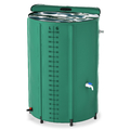 Regenwassertonne Regentonne Regenbehälter 200/380/500/750L Wassertank Garten DE