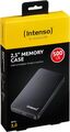 Intenso Memory Case 500 GB Externe Festplatte, schwarz