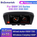 Android 14 Autoradio CarPlay 8-Core 64G DSP GPS Navi für BMW E60 E61 E90 E91 CIC