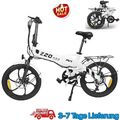 Klapprad Elektrofahrrad,20 Zoll E-Bike 250W Shimano Pedelec Citybike PVY Z20 PRO