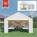 XXXL Partyzelt 3X4M Pavillon Festzelt Bierzelt Gartenzelt Markt Zelt weiß 38mm Ø