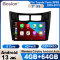 Android 14 Für Toyota Yaris XP90 2005-2012 Autoradio Stereo GPS Carplay DSP DAB+