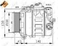 NRF Kompressor, Klimaanlage Hinten, Vorne für MERCEDES-BENZ