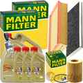 MANN INSPEKTIONSPAKET+8L CASTROL 5W-30 MOTORÖL passend für 3.0i BMW X5 E53 231PS