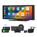 Tragbar CarPlay Android Auto 10,2"IPS Autoradio Bluetooth GPS Navi Audio DC7-32V