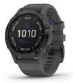 Garmin Fenix 6 Pro Solar Pulsmesser GPS Sportuhr Schiefergrau Band A