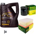 MANN Inspektionspaket 5 L MANNOL Extreme 5W-40 für Peugeot 307 CC 2.0 16V