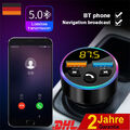 Bluetooth FM Transmitter Auto MP3 Player 2 USB Stick KFZ AUX Zigarettenanzünder-