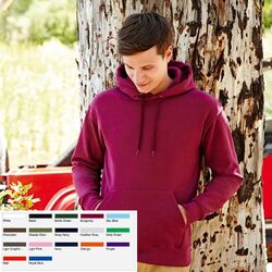 HOODIE KAPUZENSWEAT FRUIT OF THE LOOM KAPUZENPULLOVER SWEATSHIRT HOODY