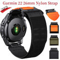 Militär Nylon Armband Für Garmin Fenix 7 7X 6 6X Pro 5 Plus Instinct Epix Gen 2