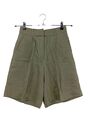 HALLHUBER High-Waist-Shorts Damen Gr. DE 34 khaki Casual-Look