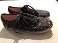 Vans Sneakers Mädchen Damen Gr. 38 US 7,5 Blau Muster