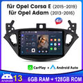 6+128G 8Kern Android 13 Autoradio Für Opel Corsa E Adam GPS Navi WIFI 4G CarPlay