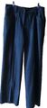 Peter Hahn Flanellhose Navy 40 Gerader Schnitt