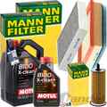 MANN INSPEKTIONSPAKET+6L MOTUL 5W-30 ÖL passend für BMW 1er F20 21 3er F30 4er