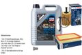 BOSCH Inspektionspake 5 L LIQUI MOLY Top Tec 4600 5W-30 für VW Seat Sharan 7M8