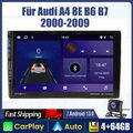 9" DAB+ Für Audi S4 A4 RS4 B6 B7 Autoradio 4+64G Android 13 Carpaly NAVI USB KAM