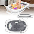 Babywanne Badewanne Baby Wanne Faltbare Reisebadewanne Anti-Rutsch mit Kissen