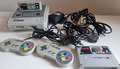 Super Nintendo SNES  Konsole Konsole Mit 2 Controller & 2 Spielen