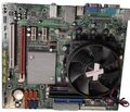 Mainboard ECS GF8100VM-M5 , Athlon II X2 215 , Kühler Lüfter Blende , VGA