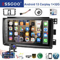 9" Android13 Apple Carplay Autoradio 32G Für Smart Fortwo 451 05-10 GPS RDS Navi