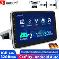 10.1" Android 12.0 DAB+ Autoradio GPS Navi 1 DIN 180° Drehbar Bildschirm Carplay