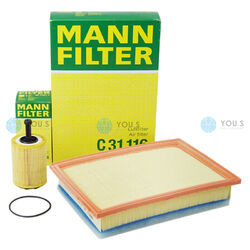 MANN FILTER SET ÖLFILTER + LUFTFILTER für VW SHARAN (7M_) 1.9 TDI 2.0 TDI 2.8 V6