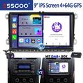 4+64G DAB Android 13 Autoradio GPS CAM für VW Golf 5 6 Touran Polo Passat Tiguan