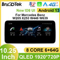 Carplay AutoRadio Android GPS 8Kern Navi Für Mercedes Benz C Klasse W205 GLC X25