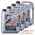 4x 5 L = 20 LITER LIQUI MOLY MoS2 LEICHTLAUF 10W-40 MOTOR-ÖL MOTOREN-ÖL 32098767