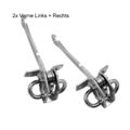 2x Türfeststeller Türstopper Türfangband Vorne L&R für Opel Vectra B CC Caravan