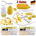 2Satz Fahrrad Bleed Kit Entlüftungsset Scheibenbremsen für Shimano Tektro Magura