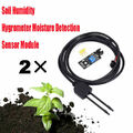 2×Kapazitiver Feuchtigkeitssensor Erde Blumen Boden Arduino ESP Pi Soil Moisture