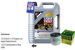 MANN-FILTER Ölfilter 5 L LIQUI MOLY 5W-30 Special Tec F passend für Ford Transit