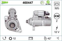 VALEO Starter Anlasser Startanlage ohne Pfand VALEO RE-GEN AT 460447