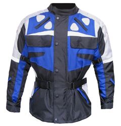 Bangla Motorrad Jacke Motorradjacke Tourenjacke Textil Blau Grau schwarz S u M