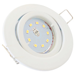 Flacher LED Decken Einbauspot Lana 230V - 5W SMD Modul Step Dimmbar Neutralweiß