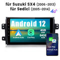 Für SUZUKI SX4 Fiat Sedici Carplay Android 13 Autoradio GPS Navi DAB DSP 4+64GB