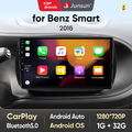 Android 13 Carplay Autoradio GPS Navi WiFi RDS Für Benz Smart Fortwo 453 2015-19