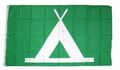 Fahne / Flagge Camping Schild 90 x 150 cm