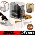 Hunde Katzen Wasser und Futterspender Futterautomat Wasserspender Futterstation