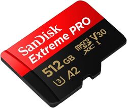 NEU  512GB SanDisk Extreme PRO microSD 200MB/s A2 U3 8K Speicherkarte  Adapter