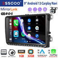 32G Android 13 Carplay Autoradio GPS Navi KAM Für VW GOLF 5 6 Plus Caddy Tiguan