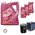 SCT Germany Inspektionspaket MANNOL Energy Ultra JP 5W-20 8L für Mazda 626 II